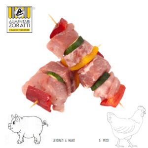 spiedini-infilzati-a-mano-5-pezzi-di-pollo/salsiciccia-di-suino/verdure-gr-180-c-ca-cadauno-confezione